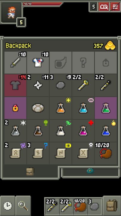 Schermata di Shattered Pixel Dungeon